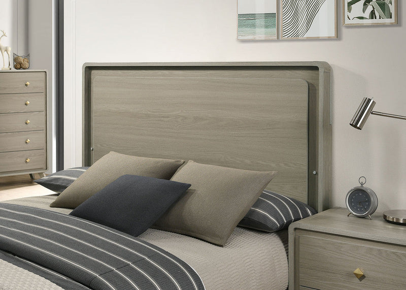 Rainier Gray 4 Pc. Queen Bedroom Set (Panel HB)