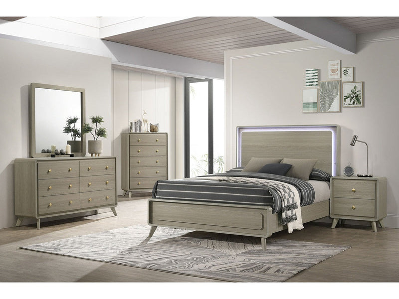 Rainier Gray Nightstand