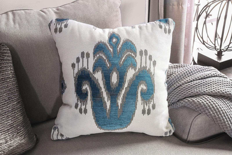 Renesmee Gray & Silver Stationary Loveseat