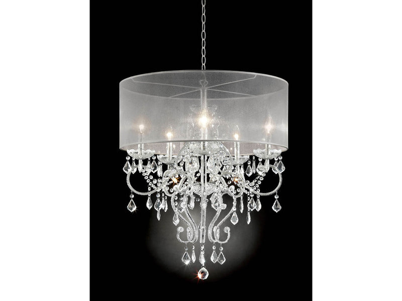 Rigel Silver Ceiling Lamp