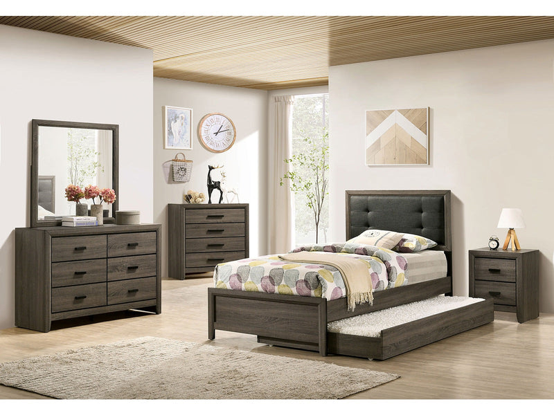 Roanne Gray/Charcoal 4 Pc. Full Bedroom Set