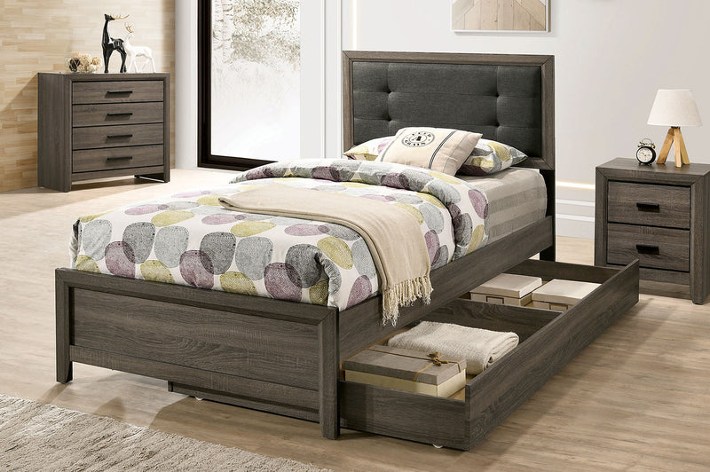 Roanne Gray/Charcoal 4 Pc. Full Bedroom Set