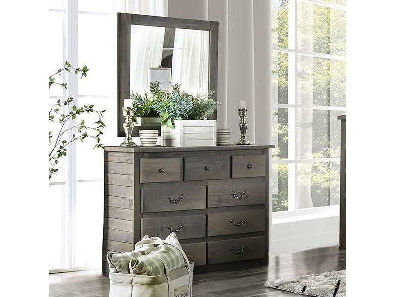 Rockwall Weathered Gray Dresser