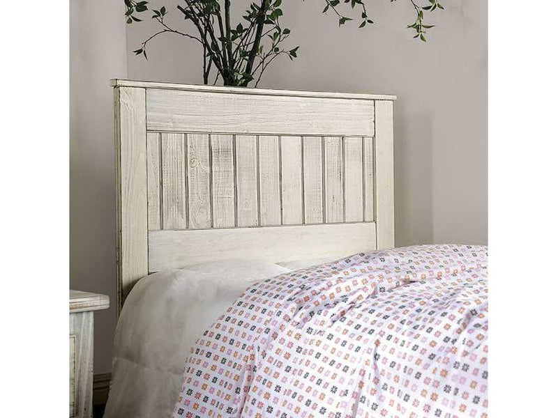 Rockwall White Full Headboard