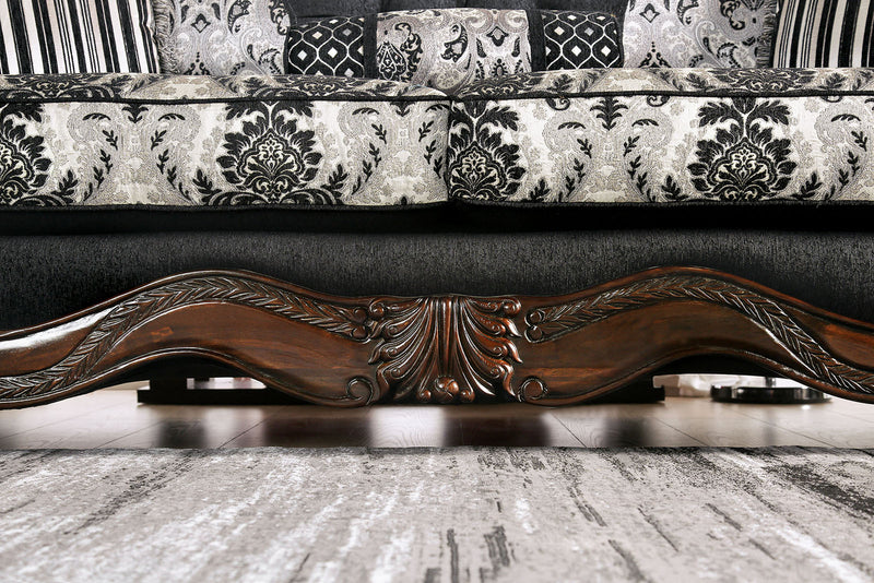 Ronja Black Loveseat