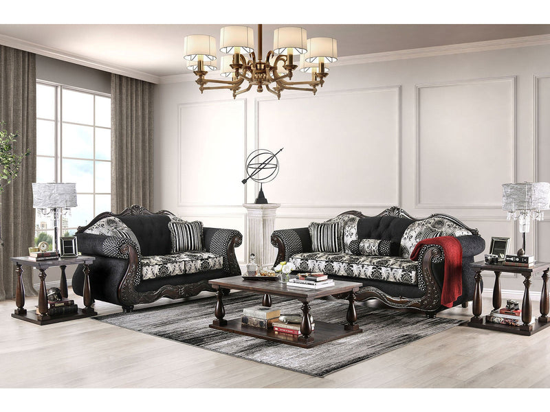 Ronja Black Sofa & Loveseat