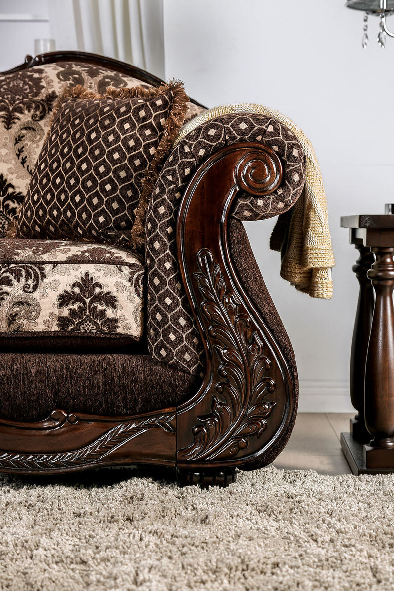 Ronja Dark Brown Sofa