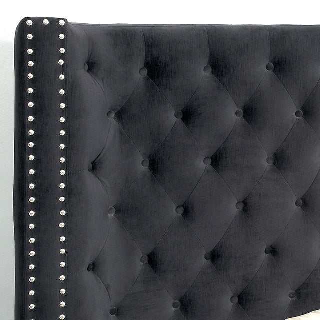 Rosabelle Black Queen Bed