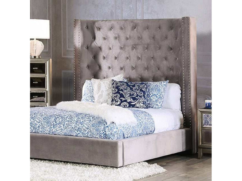 Rosabelle Gray Queen Bed