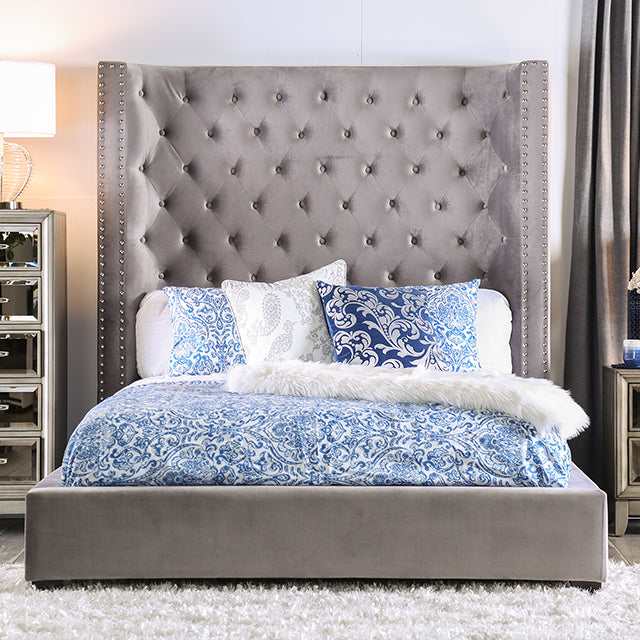 Rosabelle Gray Queen Bed