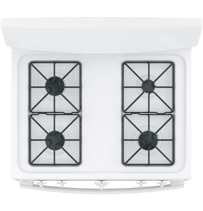 GE 30" Free-Standing Gas Range- White (JGBS10DEMWW)