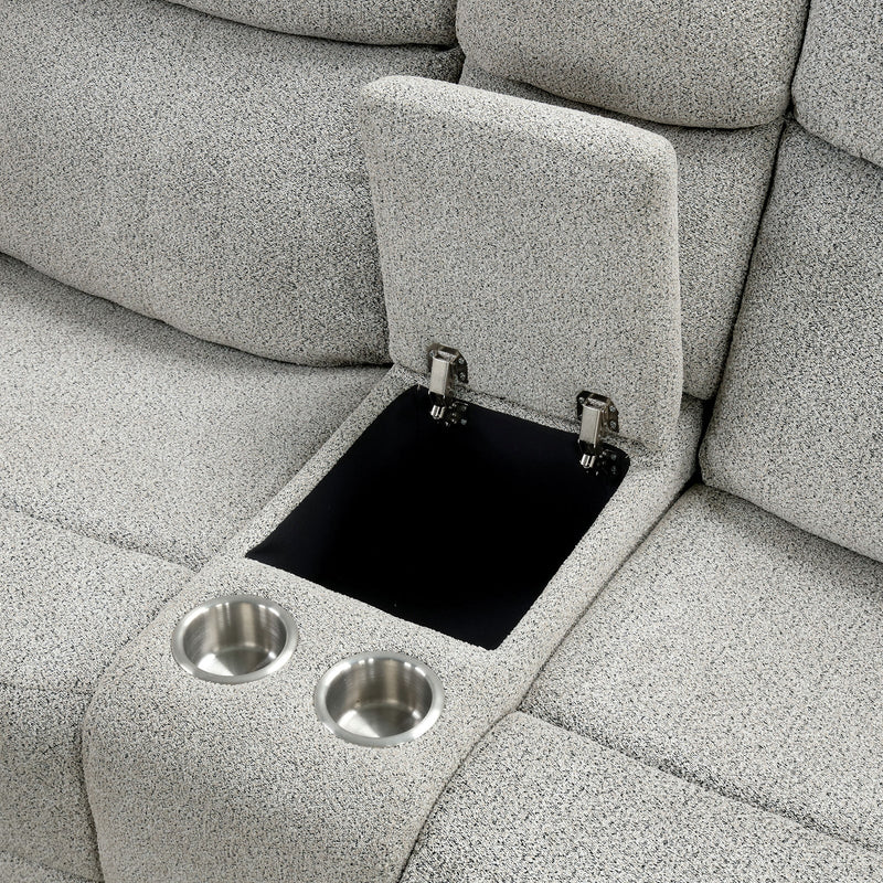Sandbach Light Gray Reclining Living Room Set