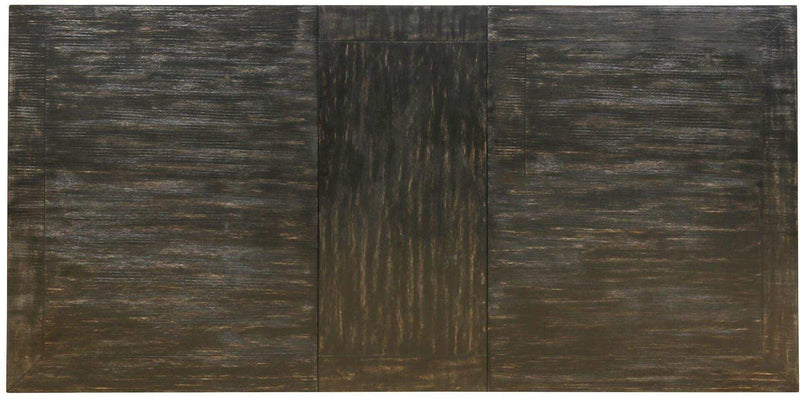 Sania III Black & Beige Dining Room Set / 7pc