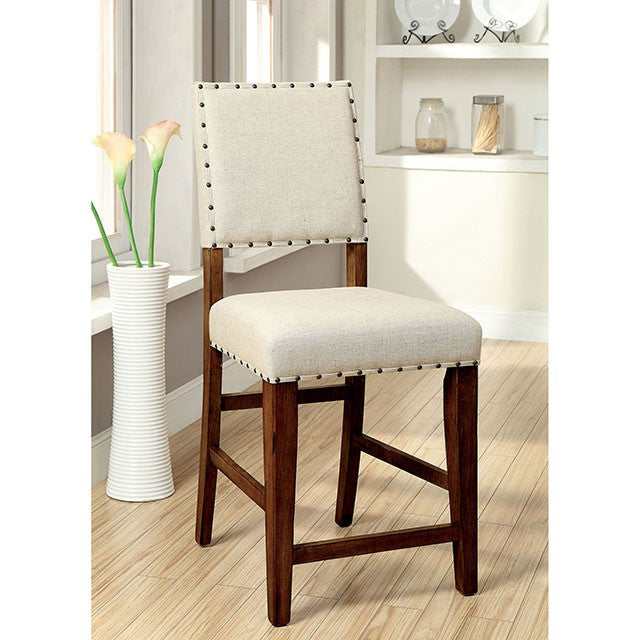 Sania Rustic Oak Counter Height Chair (Set of 2)