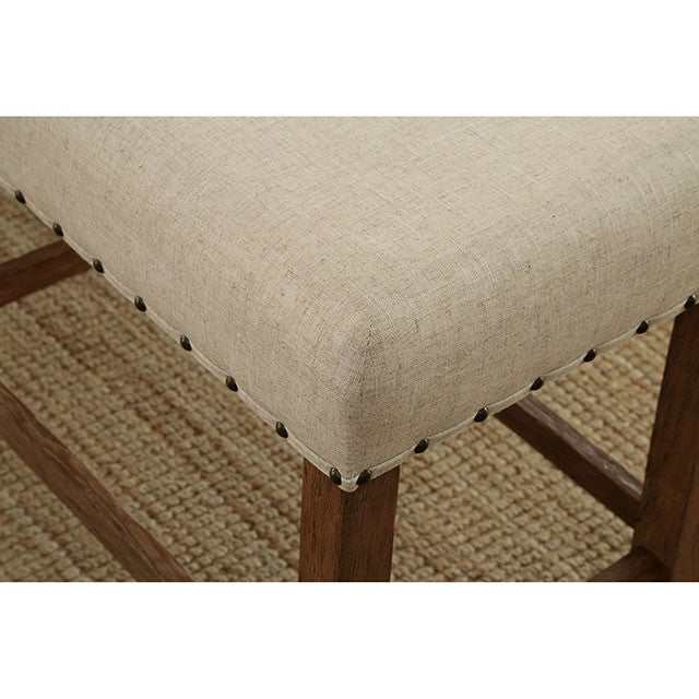 Sania Rustic Oak Counter Height Chair (Set of 2)