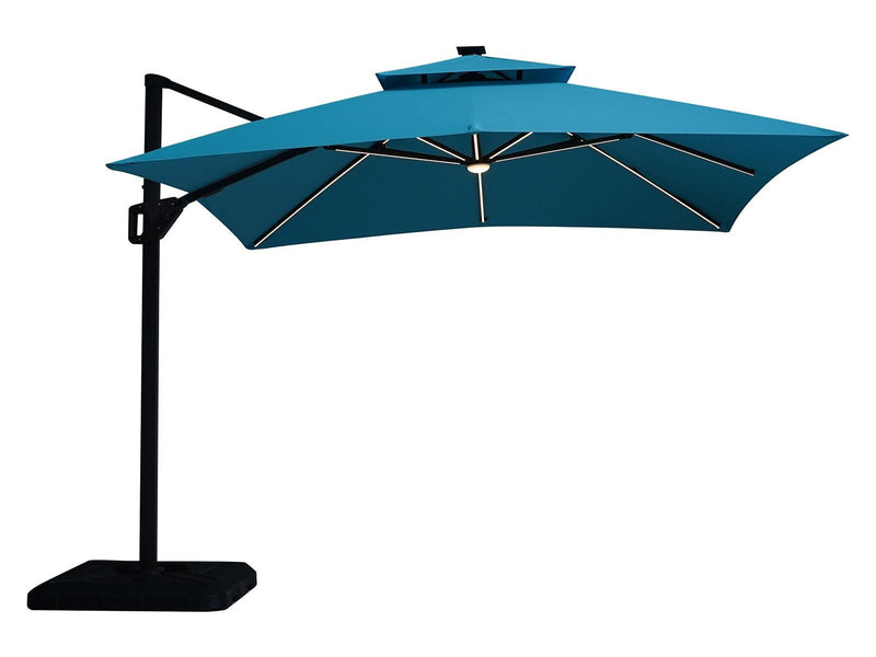 Sano Teal Square Umbrella (Base)