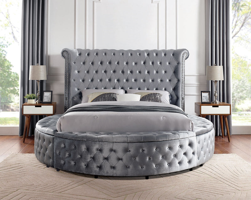 Sansom Gray 4 Pc. Queen Bedroom Set
