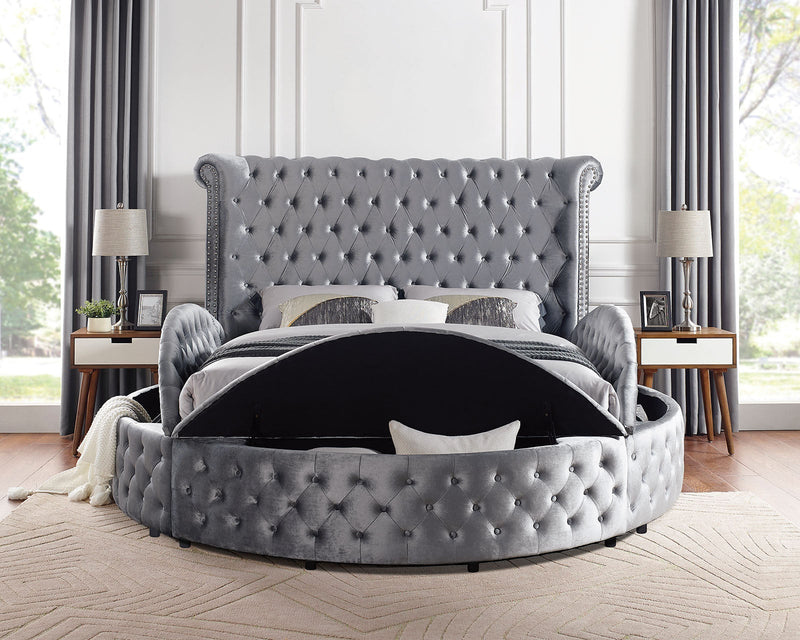 Sansom Gray 4 Pc. Queen Bedroom Set