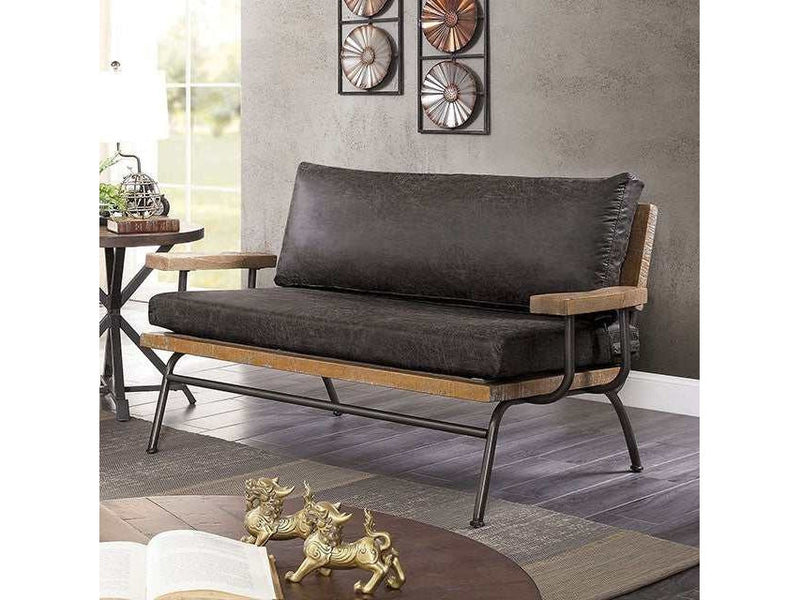 Santiago Dark Gray Loveseat