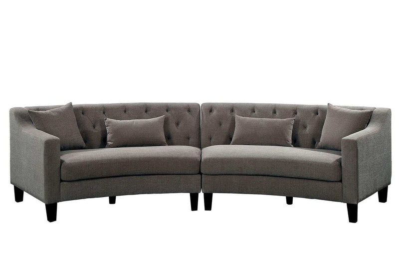 Sarin Dark Gray Sectional Sofa