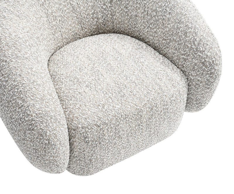 Savino Brown Swivel Chair