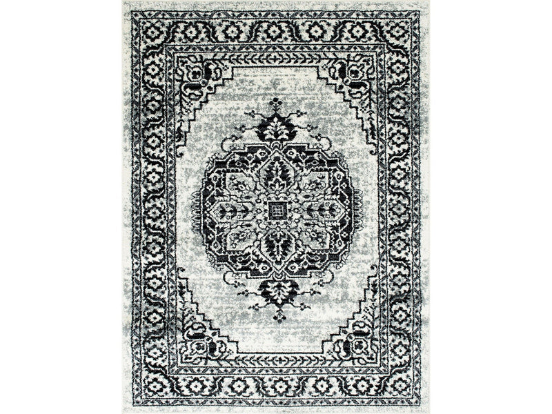 Serang Gray/Black 5' X 7' Area Rug