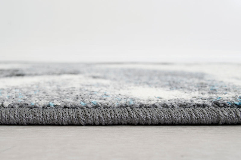 Serang Gray/Black 5'X7' Area Rug