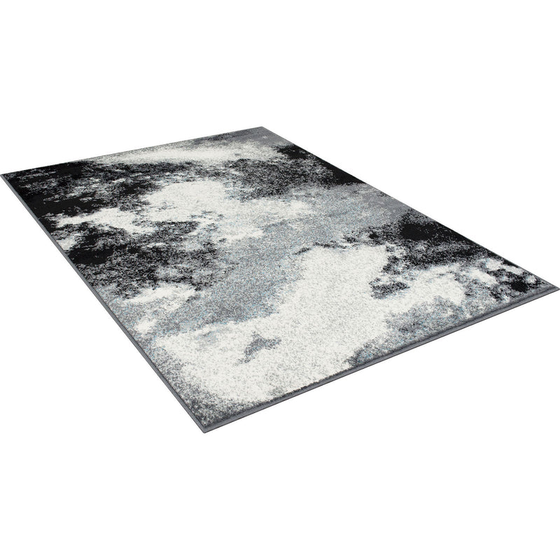 Serang Gray/Black 5'X7' Area Rug