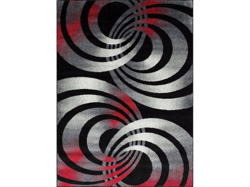 Serang Gray/Red 5' X 7' Area Rug