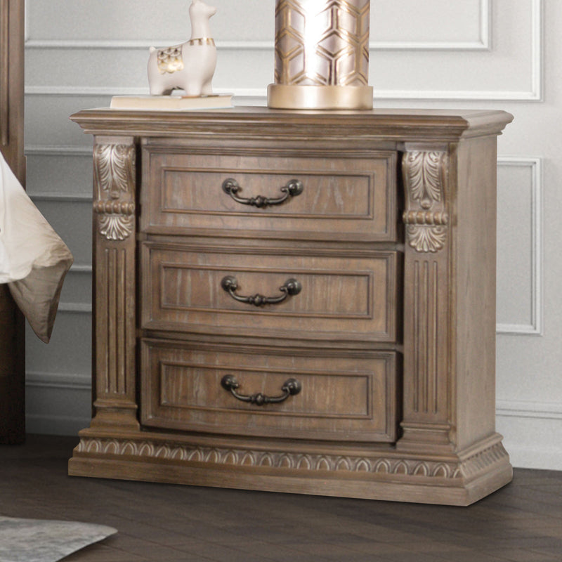 Sevenoaks Weathered Oak 5 Pc. Queen Bedroom Set w/ 2NS
