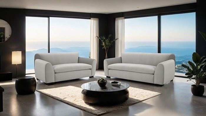 Severo Light Gray Loveseat