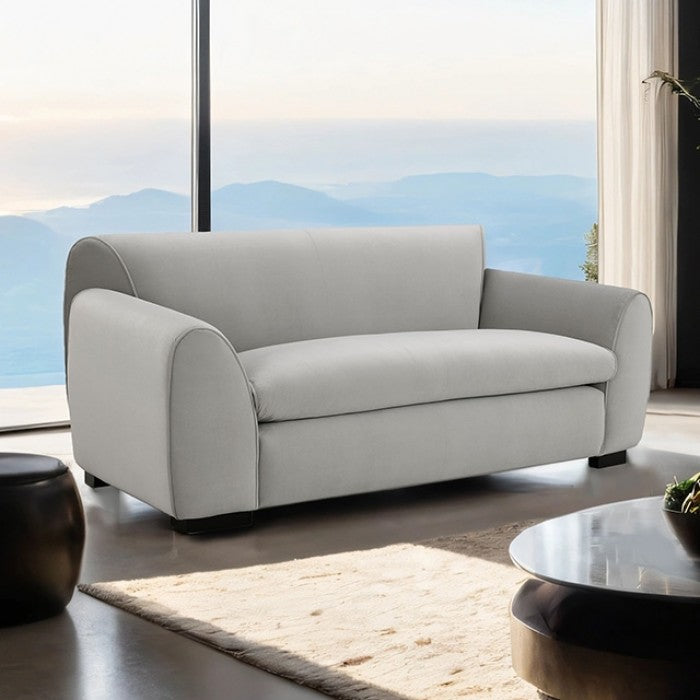 Severo Light Gray Upholstery Living Room Set