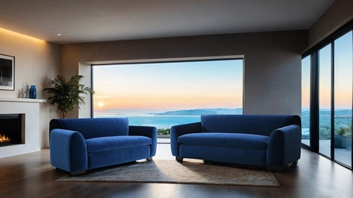Severo Royal Blue Sofa