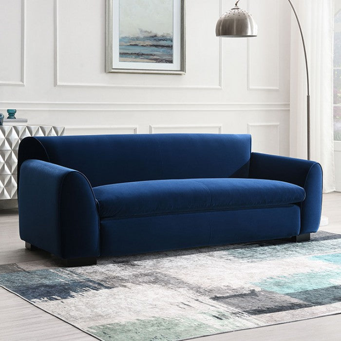 Severo Royal Blue Upholstery Living Room Set