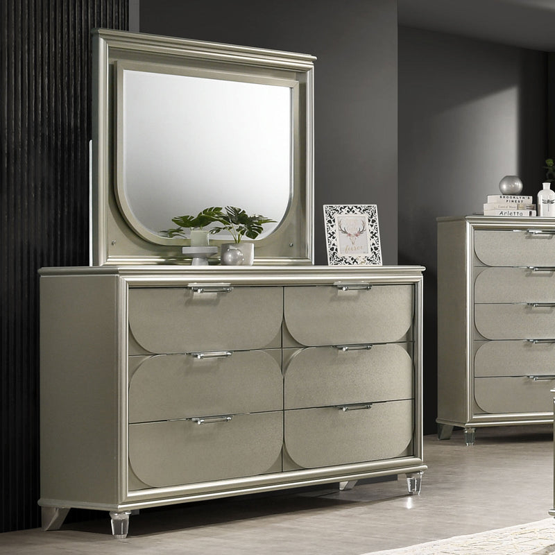 Sheridan Silver Queen 4 Piece Bedroom Set