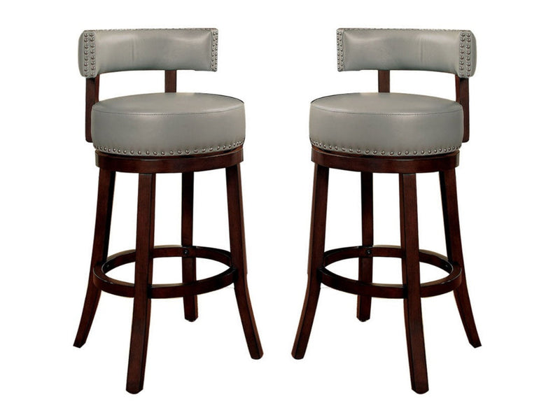 Shirley Dark Oak/Gray 29" Bar Stool