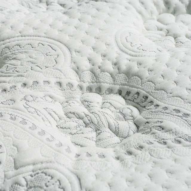 Siddalee White/Gray 16" Euro Pillow Top California King Mattress