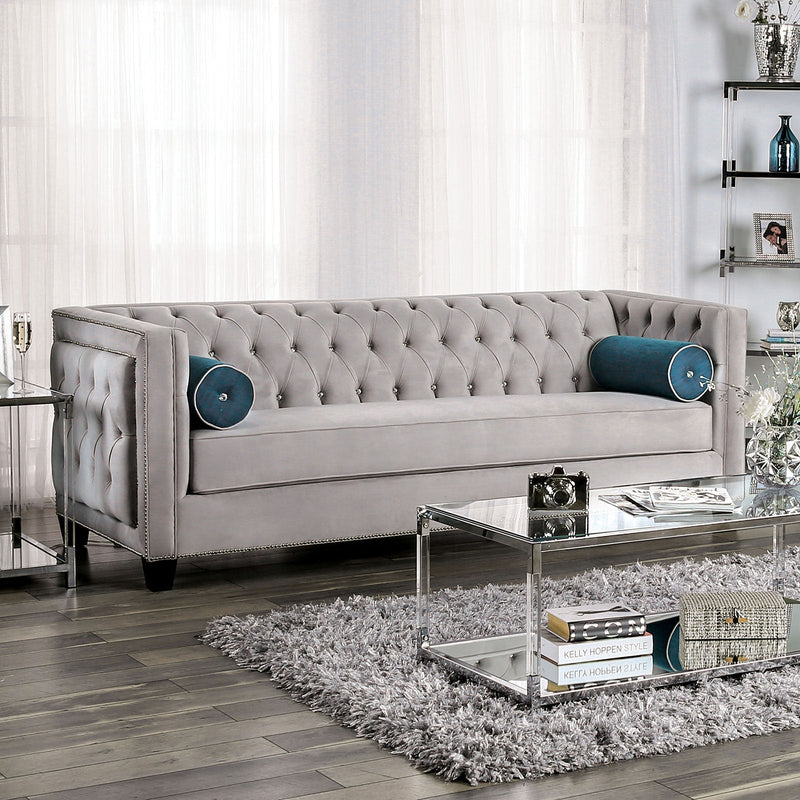 Silvan Gray Sofa & Loveseat