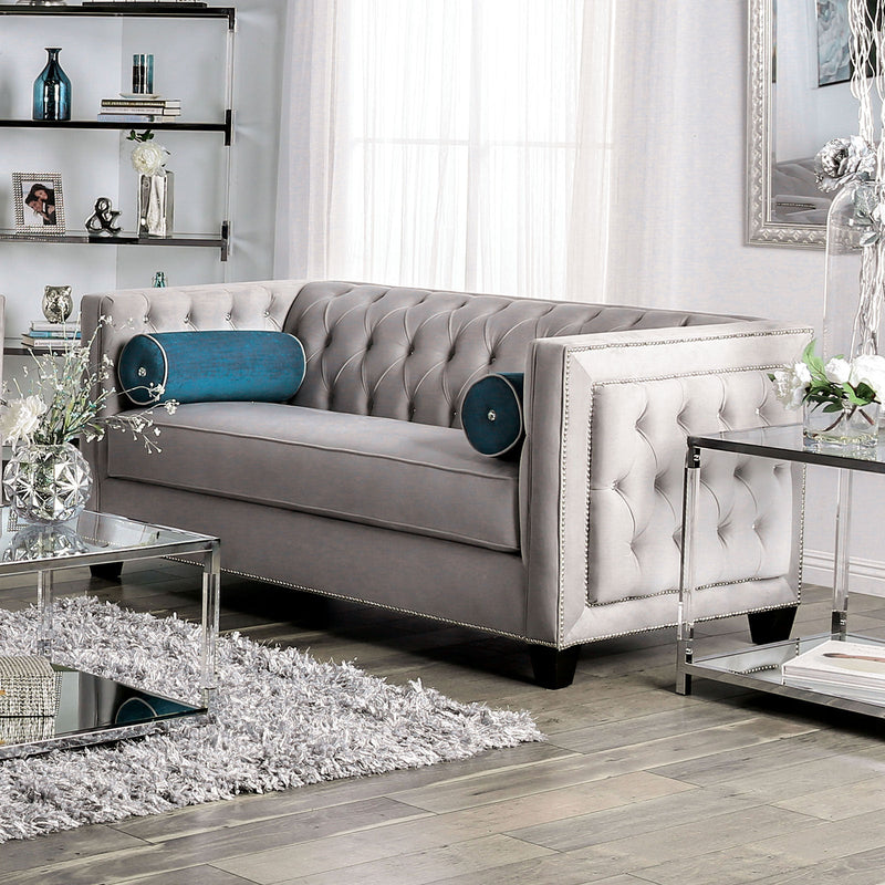 Silvan Gray Sofa & Loveseat