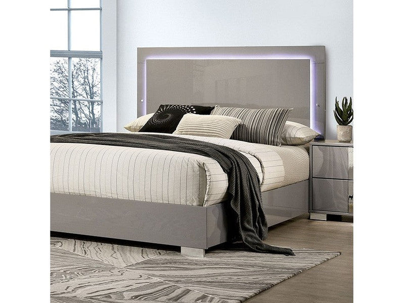 Sinistra Beige Eastern King Bed