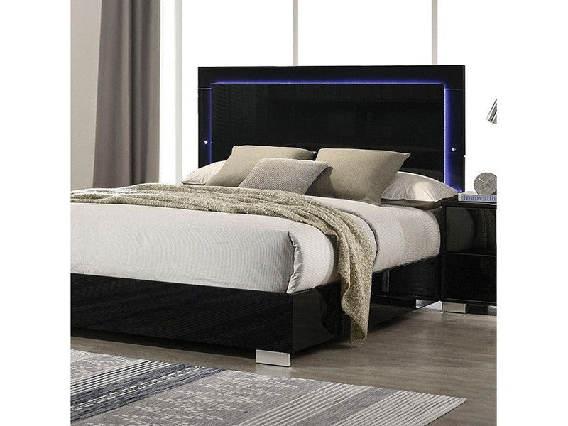 Sinistra Black Queen Bed