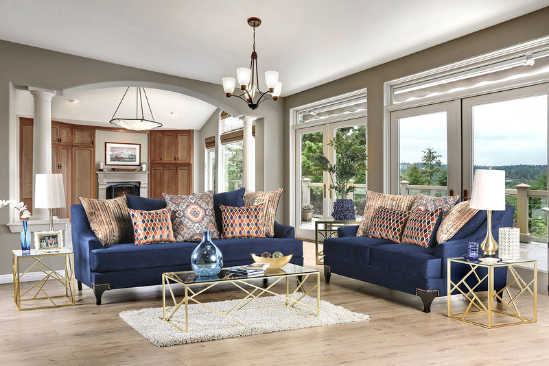 Sisseton Navy Loveseat