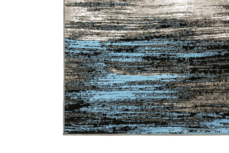 Sivas Gray/Blue 5' X 8' Area Rug