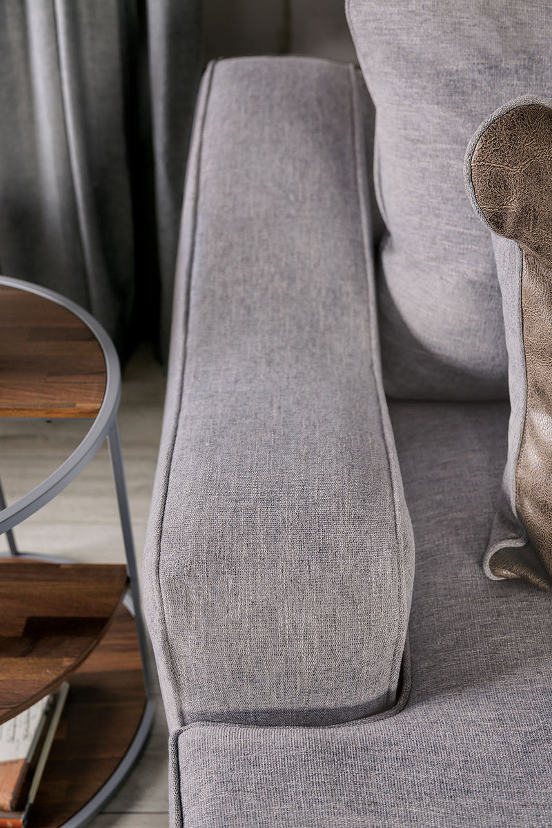 Skyline Light Gray/Brown, Sofa & Loveseat