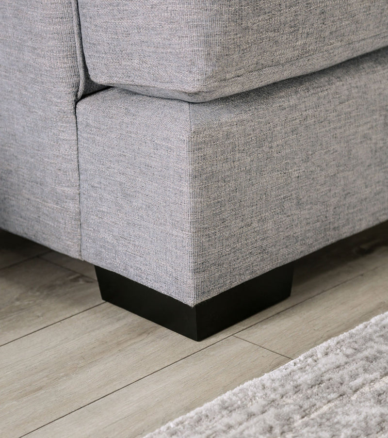 Skyline Light Gray/Brown Sofa