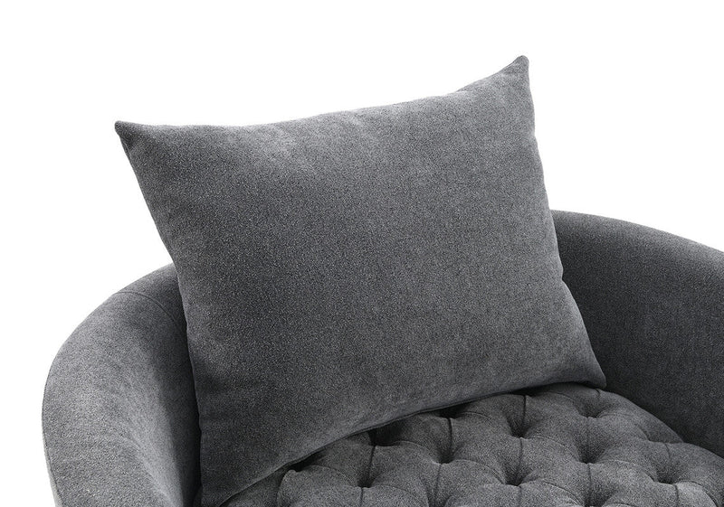 Sofi Dark Gray Swivel Chair