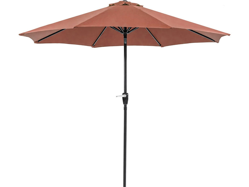 Soli Red Outdoor Umbrella w/ Auto Tilt