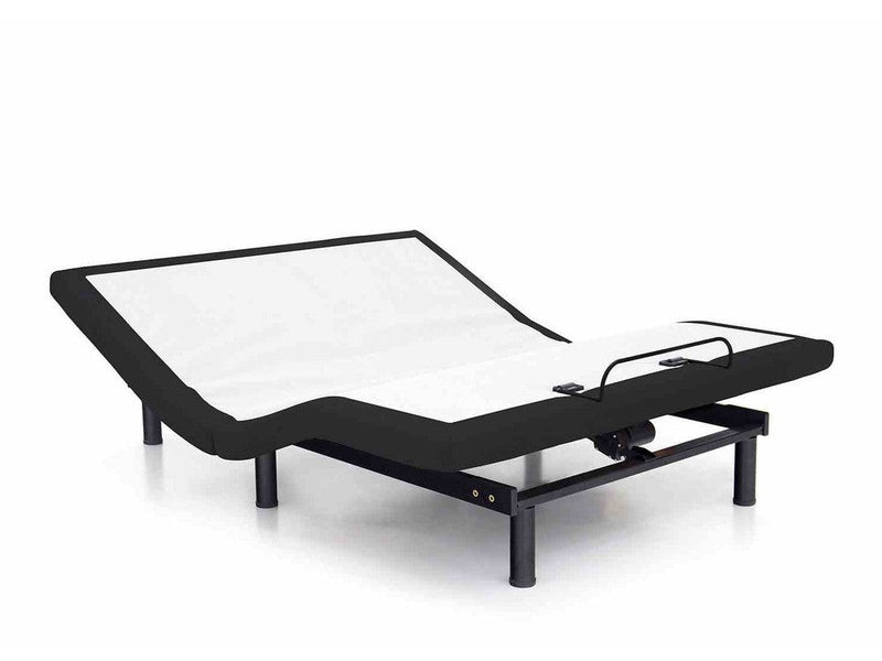 Somnerside II Black/White Cal King Adjustable Bed Frame Base