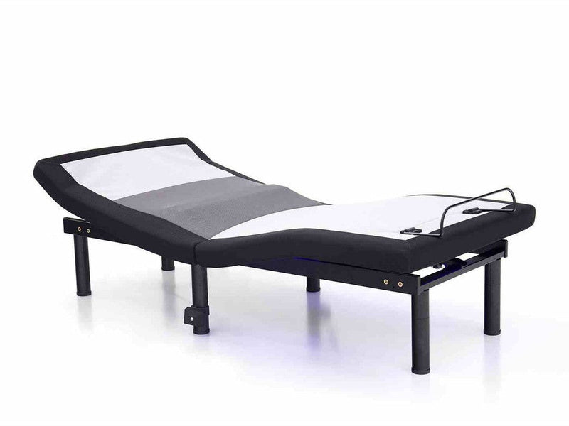 Somnerside III Black/White Twin Cal.King Adjustable Bed Frame Base