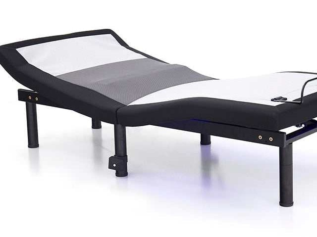 Somnerside III Black/Gray/White  Full Adjustable Bed Frame Base